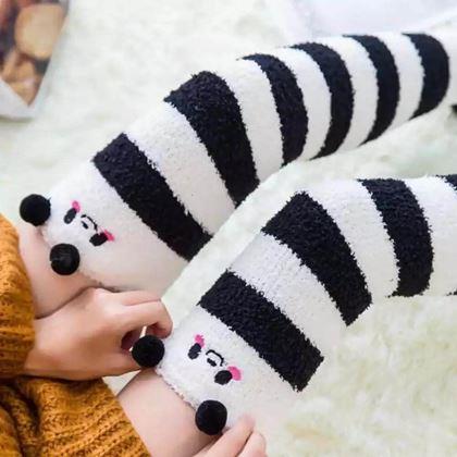 Obrázok z Teplé veselé nadkolienky - panda