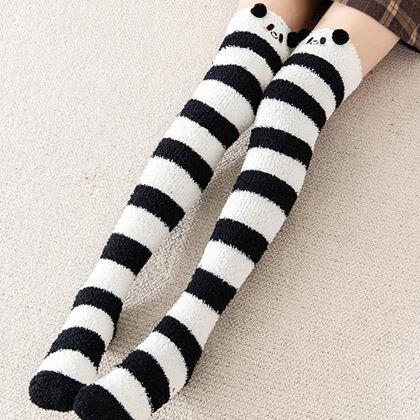 Obrázok z Teplé veselé nadkolienky - panda