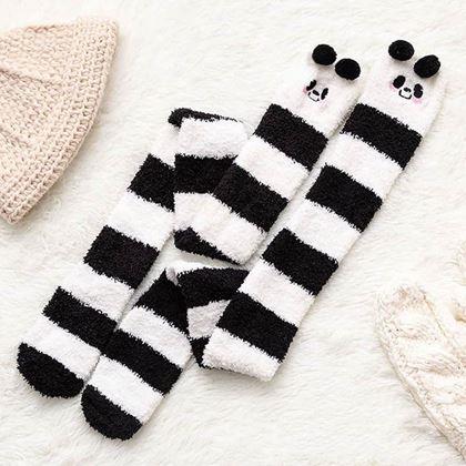 Obrázok z Teplé veselé nadkolienky - panda