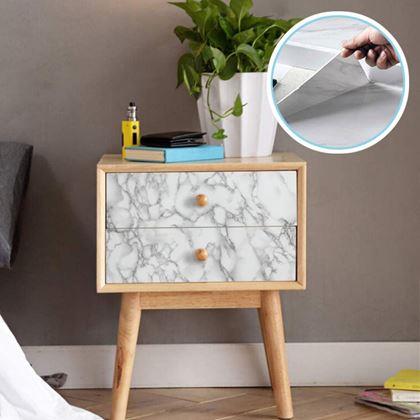Obrázok z Tapeta mramor 100 cm - biely mramor