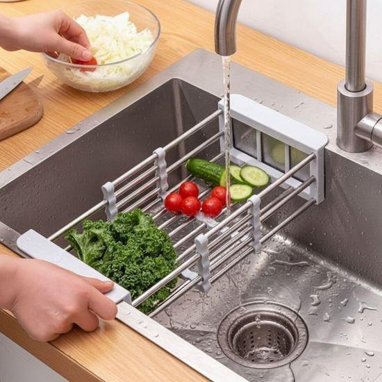 Obrázok z Teleskopický odkvapkávač do drezu 25,5-45 cm