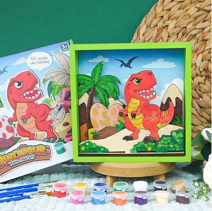 Obrázok z Súprava na výrobu 3D obrázku  -  dinosaury