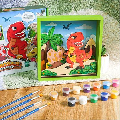 Obrázok z Súprava na výrobu 3D obrázku  -  dinosaury