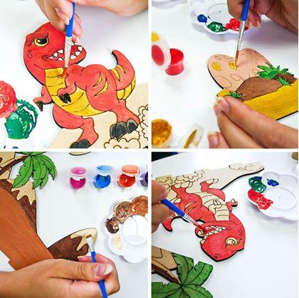 Obrázok z Súprava na výrobu 3D obrázku  -  dinosaury