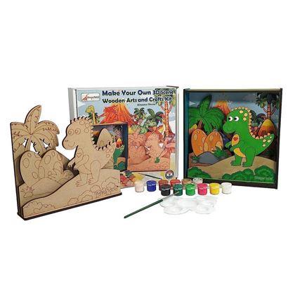 Obrázok z Súprava na výrobu 3D obrázku  -  dinosaury