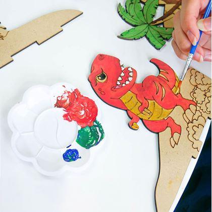 Obrázok z Súprava na výrobu 3D obrázku  -  dinosaury