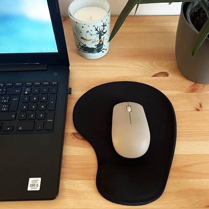 Obrázok z Ergonomická podložka pod myš  -  čierna