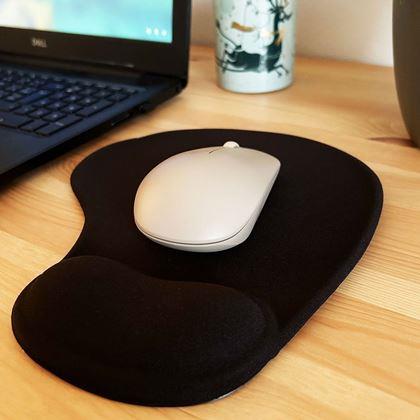 Obrázok z Ergonomická podložka pod myš  -  čierna