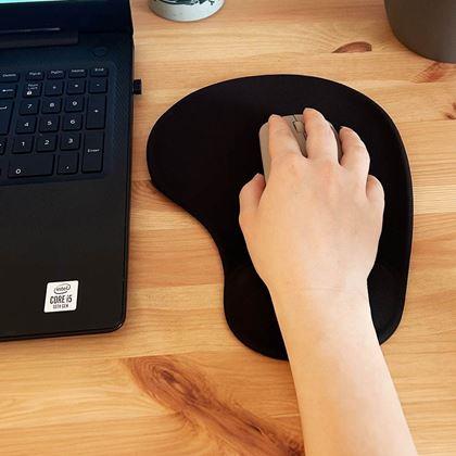 Obrázok z Ergonomická podložka pod myš  -  čierna