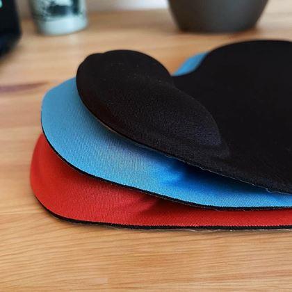 Obrázok z Ergonomická podložka pod myš  -  čierna