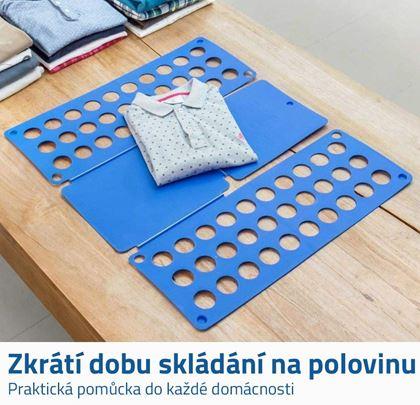 Obrázok z Doska na rýchle skladanie oblečenia - červená