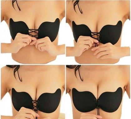 Obrázok z Samodržiaca push-up podprsenka - vel. D čierna