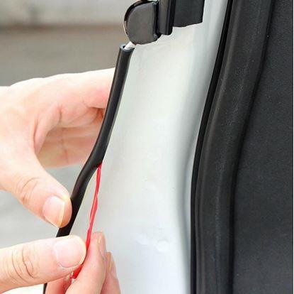 Obrázok Ochranné lišty na auto 5 m  - čierne