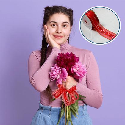Obrázok z Dekoratívna stuha  -  I love you