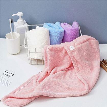 Obrázok z Rýchloschnúci turban na hlavu - ružový