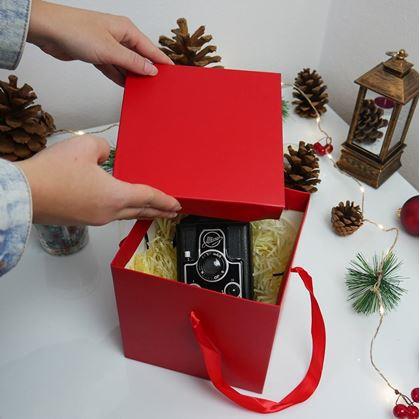 Obrázok z Darčeková krabička 15 cm  - červená