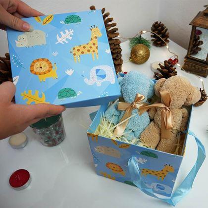 Obrázok z Darčeková krabička 15 cm  - safari