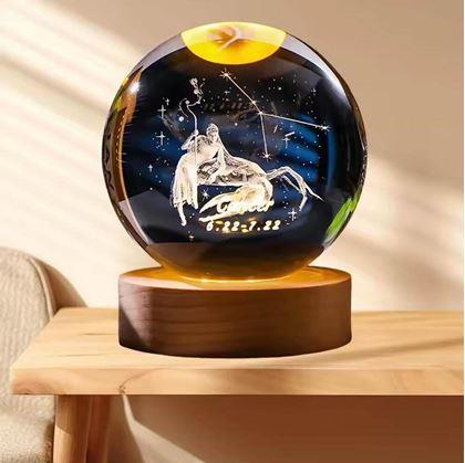 Obrázok z LED svietiaca guľa znamenia  -  Rak