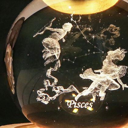 Obrázok z LED svietiaca guľa znamenia  -  Ryby
