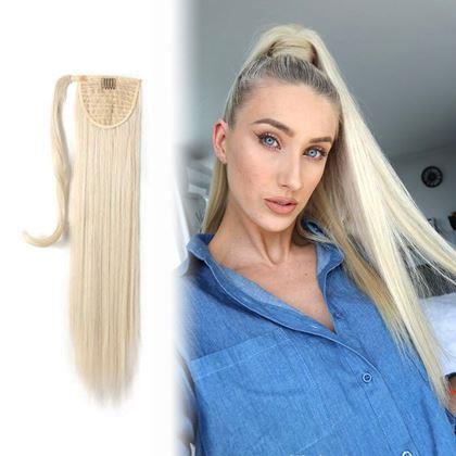 Obrázok z Príčesok do vlasov cop - svetlá blond