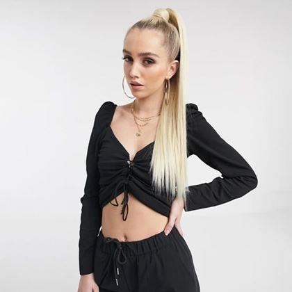 Obrázok z Príčesok do vlasov cop - svetlá blond