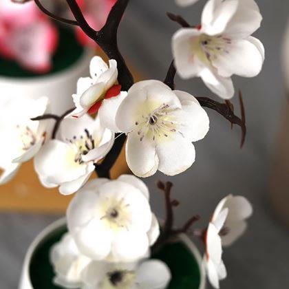 Obrázok z Umelá sakura v kvetináči - 30 cm