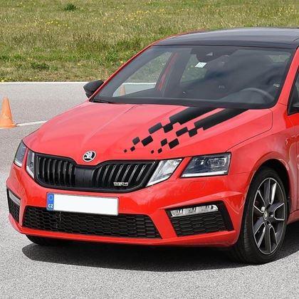 Obrázok z Samolepka na auto  -  pruhy prerušované čierne