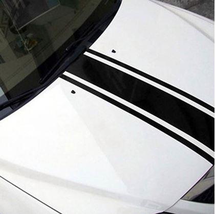 Obrázok z Samolepka na auto  -  pruhy čierne