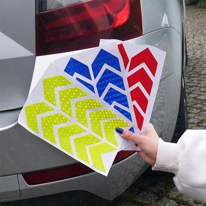 Obrázok z Samolepky na auto - modré šípky 