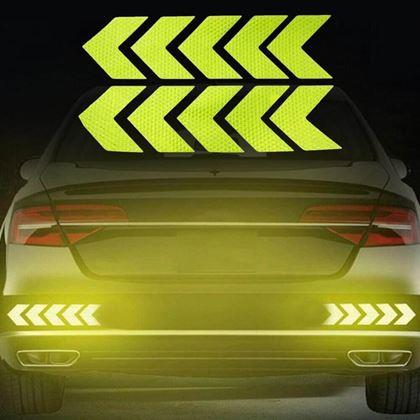 Obrázok z Samolepky na auto -  žlté šípky