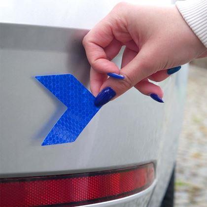 Obrázok z Samolepky na auto - modré šípky 