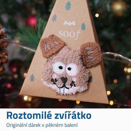 Obrázok z Teplé ponožky v darčekovej krabičke  -  ježko