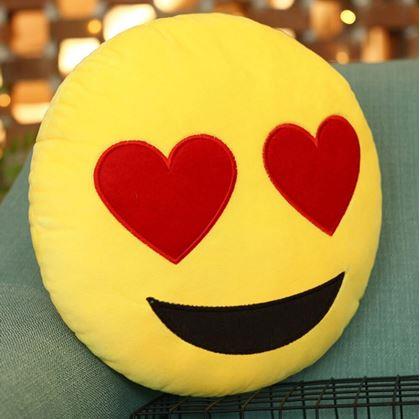 Obrázok z Vankúš Emoji  -  zamilovaný