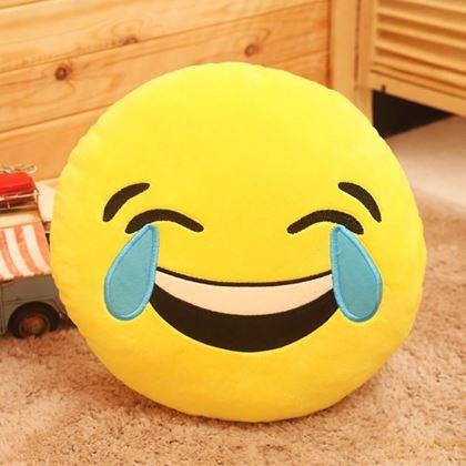 Obrázok z Vankúš Emoji  -  slzy radosti