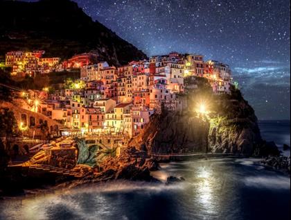Obrázok z Diamantové maľovanie s rámom  -  Cinque Terre