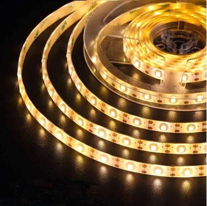 Obrázok z Solárna LED páska 3 m  -  teplá biela