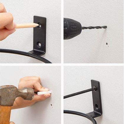 Obrázok z Nástenný držiak na kvetináč 10 cm