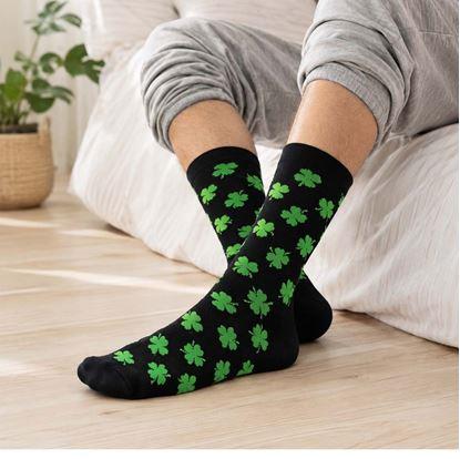 Obrázok Ponožky so štvorlístkami unisex, univerzálna veľkosť