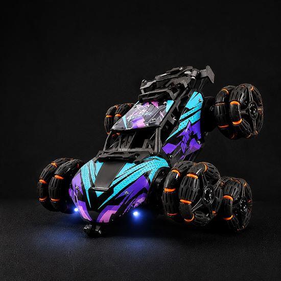 Obrázok z RC športové transformujúce auto na diaľkové ovládanie – 360° rotácia, LED a dymové efekty