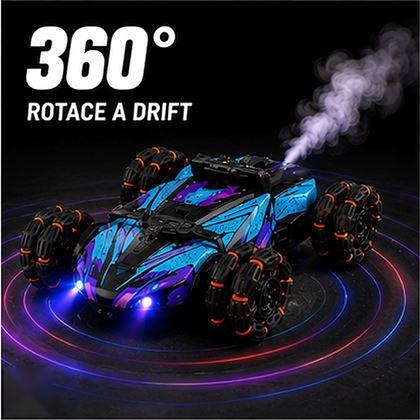 Obrázok z RC športové transformujúce auto na diaľkové ovládanie – 360° rotácia, LED a dymové efekty