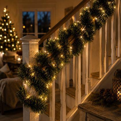 Obrázok z Vianočná LED svietiaca girlanda - 5,7 m