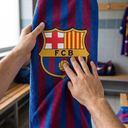 Obrázok Futbalová osuška - FC Barcelona