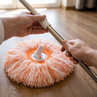 Obrázok Prachový mop s otočnou hlavicou o 360°