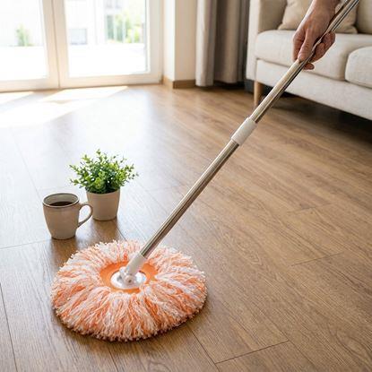 Obrázok Prachový mop s otočnou hlavicou o 360°
