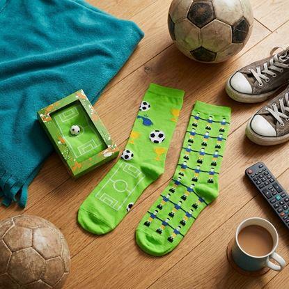 Obrázok Futbalové ponožky s motívom ihriska