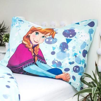 Obrázok z Obliečky Frozen – svietiaci efekt – svetlomodré, 140x200, 70x90 cm